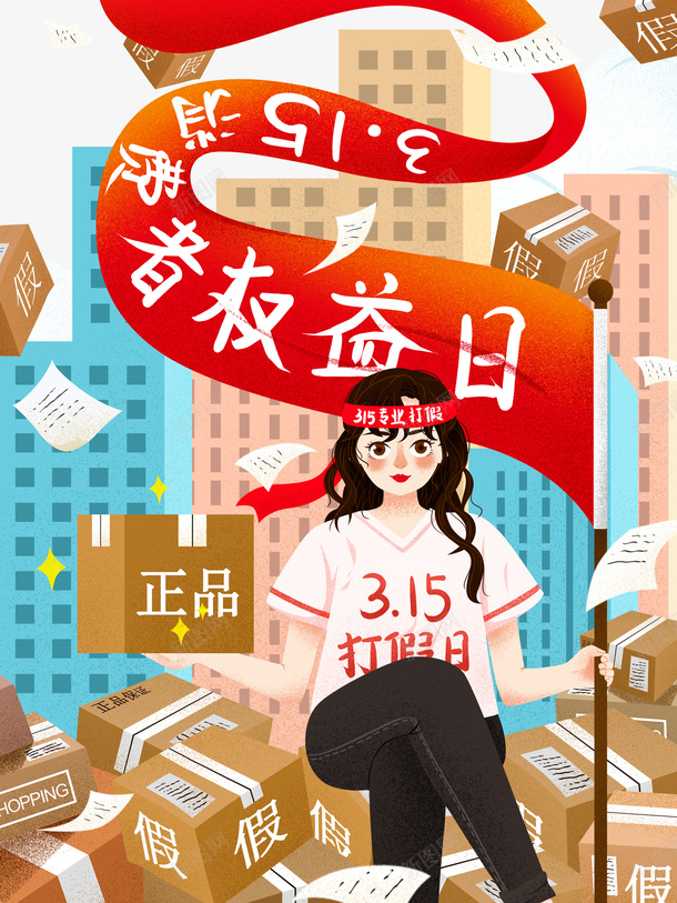 手绘卡通人物315消费者权益日元素图psd免抠素材_88icon https://88icon.com 手绘 卡通人物 315 消费者权益日 元素图