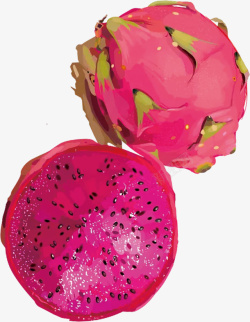 火龙果展板图片火龙果水果切开的火龙果高清图片