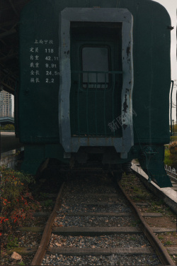 旧照片复古火车站火车轨道背景高清图片