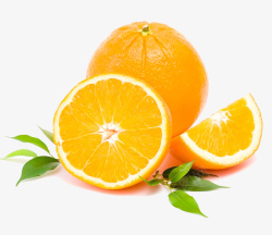 橙子新鲜蔬菜绿色蔬菜绿色水果素材