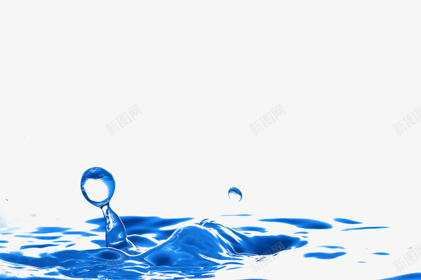 蓝色水滴动感装饰背景png免抠素材_88icon https://88icon.com 蓝色 水滴 动感 装饰 流动