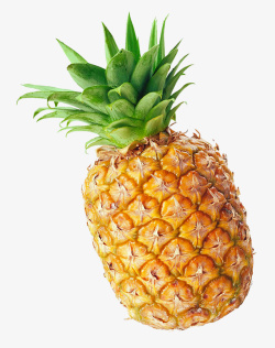 菠萝花菠萝切开的菠萝水果高清图片
