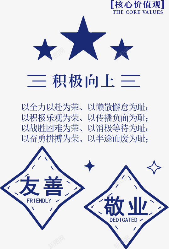 核心价值观积极png免抠素材_88icon https://88icon.com 积极 向上 友善 敬业