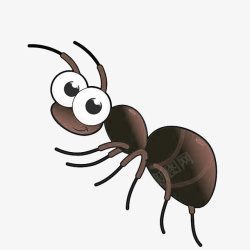 卡通动物小蚂蚁素材