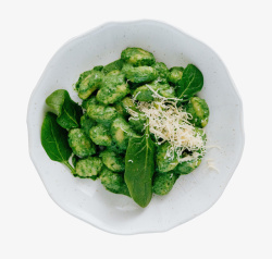 一盘绿色的蔬菜沙拉素材