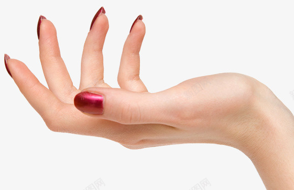 红色指甲想抓东西的手png免抠素材_88icon https://88icon.com 女性手 红指甲 抓东西 伸手