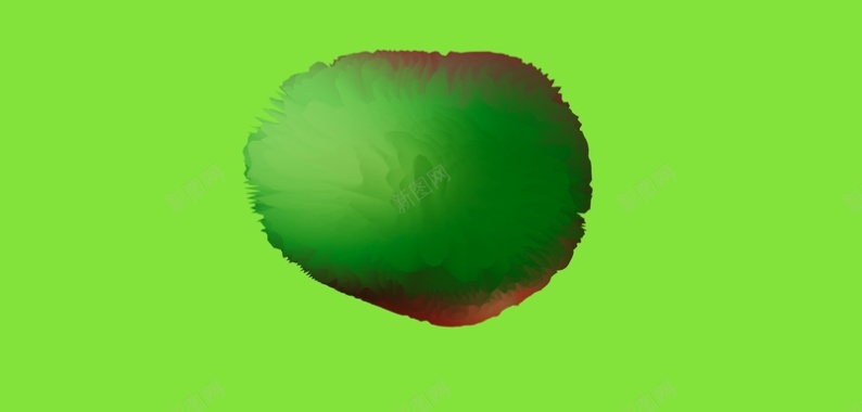 立体3D绿色透明PPT背景背景