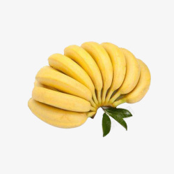 一把香蕉香蕉皮水果素材