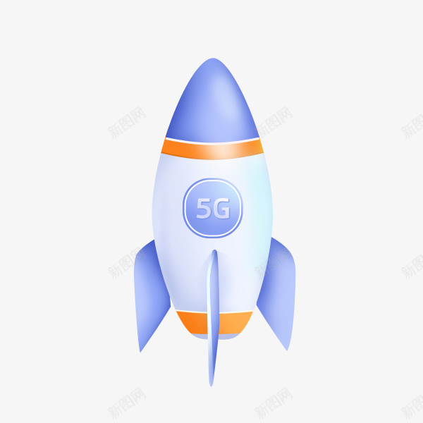 透明火箭5G飞行器png免抠素材_88icon https://88icon.com 5G 火箭 科技 飞行