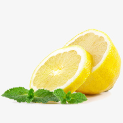 绿色柠檬橙子叶子水果香橙高清图片