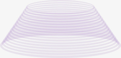 紫色梯形柱体素材
