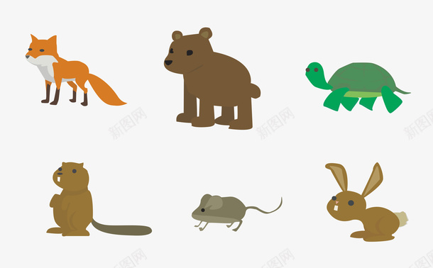 可爱动物卡通插画套图素材png免抠素材_88icon https://88icon.com 插画 动物 卡通 可爱 透明 素材