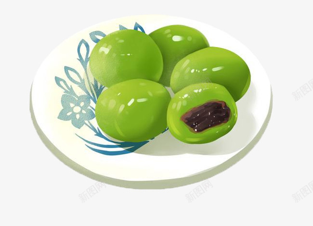 清明节青团传统节日习俗psd免抠素材_88icon https://88icon.com 清明节 节日习俗 青团 青团一盘 食物