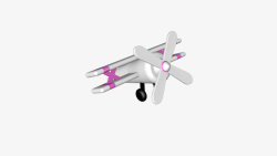 C4D飞机模型小飞机素材