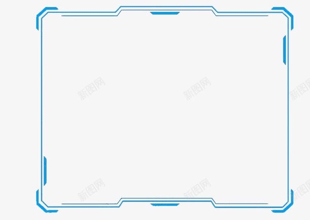 科技风线框条png免抠素材_88icon https://88icon.com 科技风 线框 条 蓝色