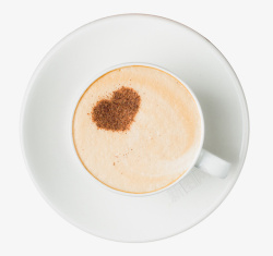 牛奶饮料免抠咖啡爱心牛奶饮料高清图片