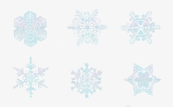 冬季室外玩耍冬天雪花元素套图高清图片