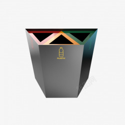 AMPATO PC  powder coated metal recycling bins1城市公共家具素材