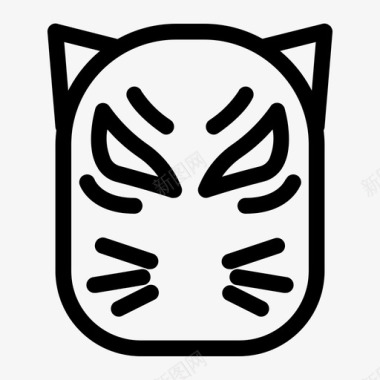 kitsune面具文化日语图标