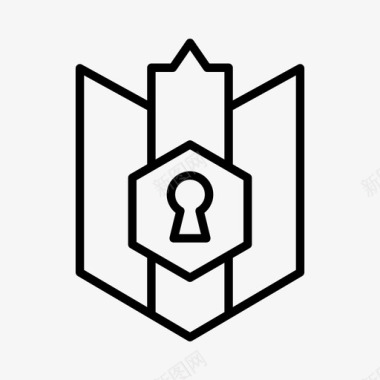 皇家盾徽章保护图标
