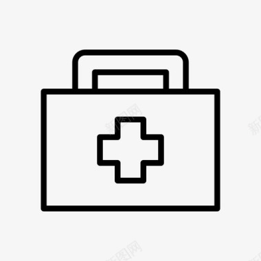医疗包急救箱包医疗图标
