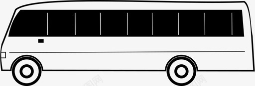 汽车公共汽车旅游交通图标