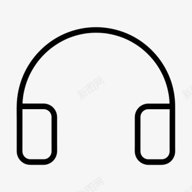 音乐耳机媒体音乐图标