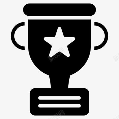 金杯标志奖杯奖项金杯图标