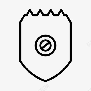 皇家盾徽章保护图标