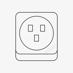 通电设备插座充电通电高清图片