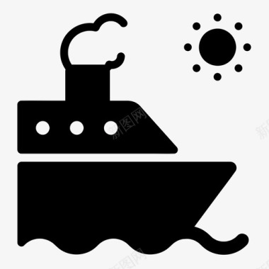 公共环境设计海洋污染生态环境图标