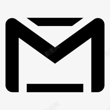 轮毂电子邮件现代轮图标