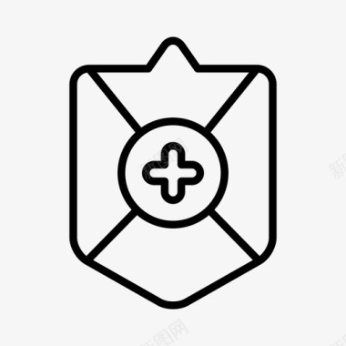 皇家盾徽章保护图标