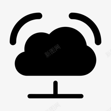 服务器云共享安全服务器图标