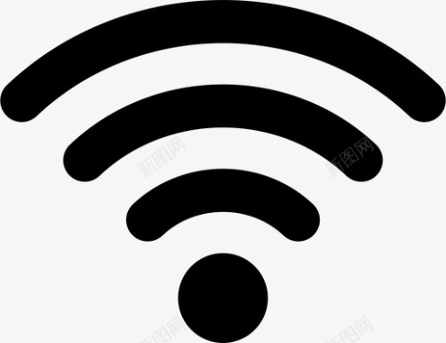 互联网网页图标设计wifi连接互联网图标