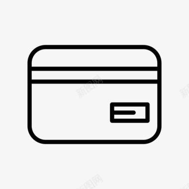 信用卡宣传册信用卡借记卡金融卡图标