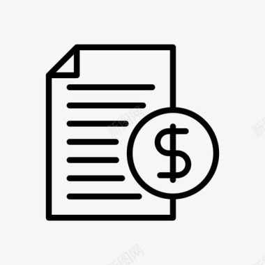 火焰美元图标票据银行文件图标