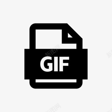 文档gif文档扩展图标