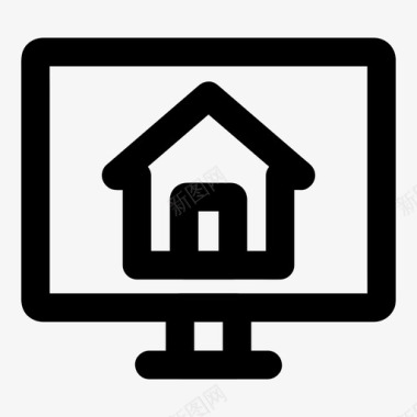 房地产倒计时网上财产家房地产图标