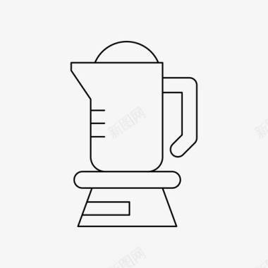 榨汁机搅拌机电器饮料图标