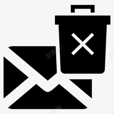 垃圾邮件垃圾邮件阻止警告图标