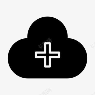 服务器云添加网络plus图标