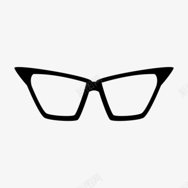 圆形太阳镜眼镜时装镜头图标