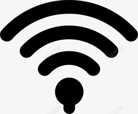 互联网网页图标设计wifi连接互联网图标