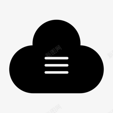 服务器云菜单托管网络图标