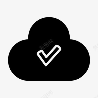 服务器云接受托管网络图标