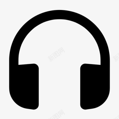 音乐耳机音频音乐图标