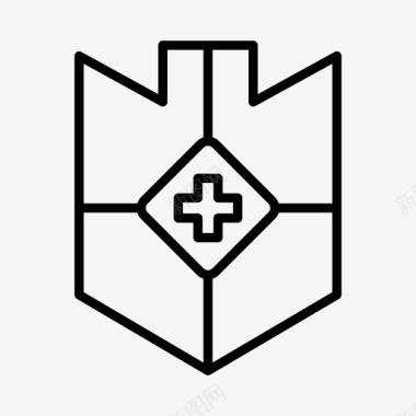 皇家盾徽章保护图标