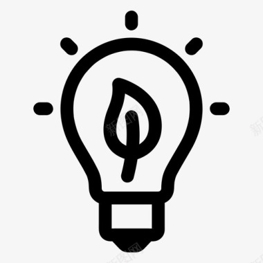 公共环境设计生态光生态能源图标