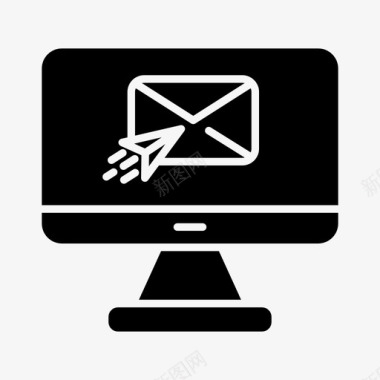 消息发送电子邮件计算机消息图标